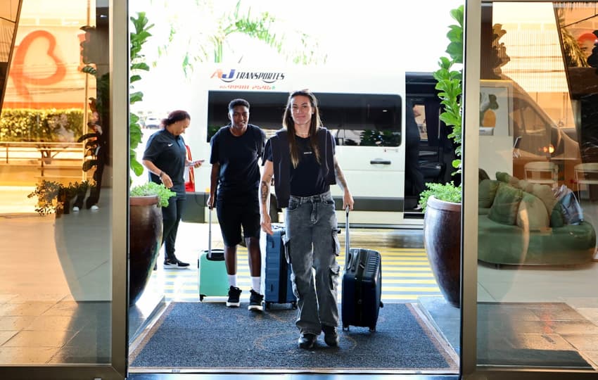 Atletas se apresentam à Seleção Brasileira para a Fifa Series. (Foto: Lívia Villas Boas/CBF)