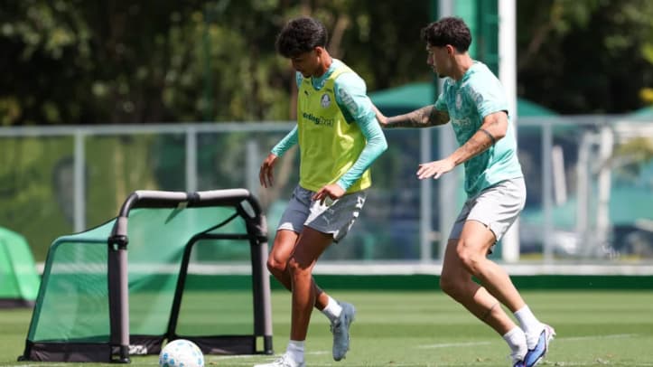 Os jogadores que não foram titulares contra o Grêmio foram a campo na manhã desta sexta-feira (Foto: Cesar Greco/Palmeiras/by Canon)
