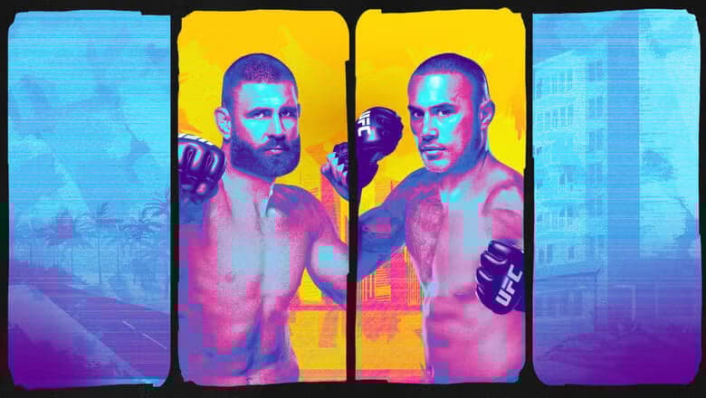 Card oficial do UFC 327, com Jiri Prochazka e Carlos Ulberg (Foto: Reprodução)