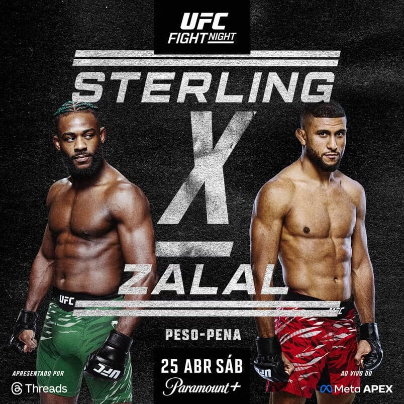 Card oficial do UFC Vegas 116 (Foto: Divulgação)