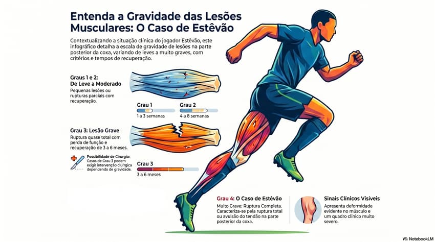 Gravidade da lesão de Estêvão pode tirá-lo da Copa (Foto: Reprodução)