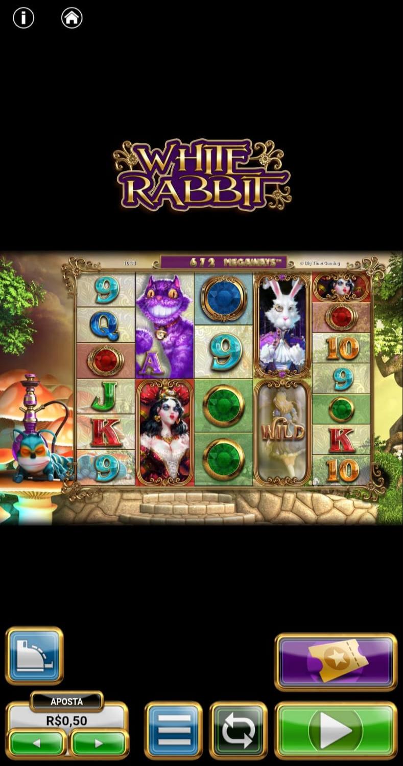  Captura de tela do jogo White Rabbit Megaways na Superbet.