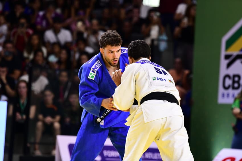 Willian Lima durante a seletiva nacional de judô
