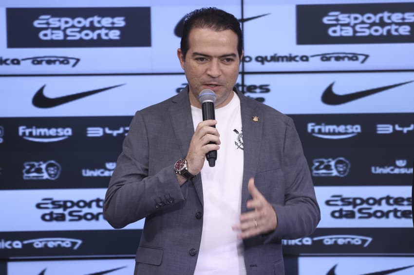 Marcelo Paz, executivo de futebol do Corinthians (Foto: Leco Viana/Thenews2/Folhapress)
