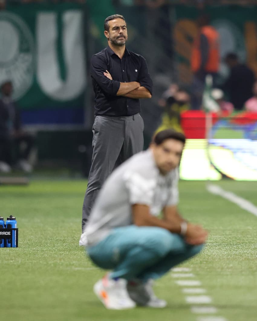 Artur Jorge e Abel Ferreira (Foto: Vitor Silva/Botafogo)