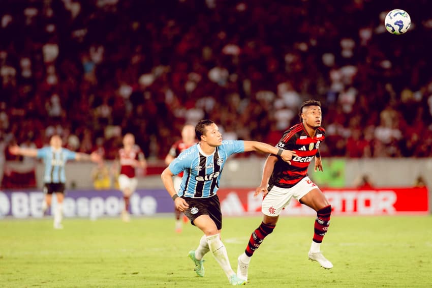 Flamengo e Grêmio no Brasileirão 2025 (Foto: Adriano Fontes/Flamengo)