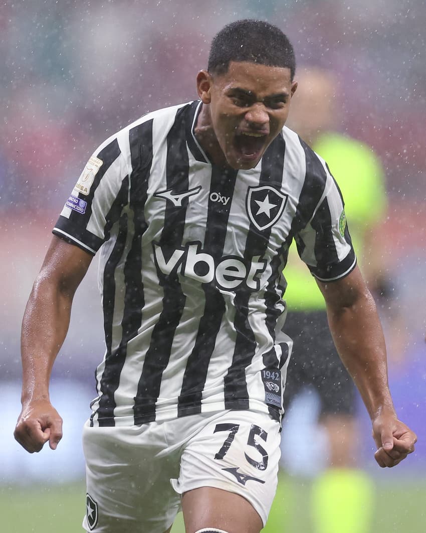 Huguinho abriu o placar em Bahia x Botafogo (Foto: Vitor Silva/ Botafogo)
