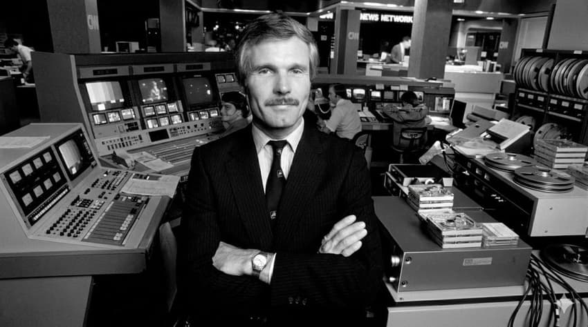 Ted Turner (Foto: Reprodução/CNN)