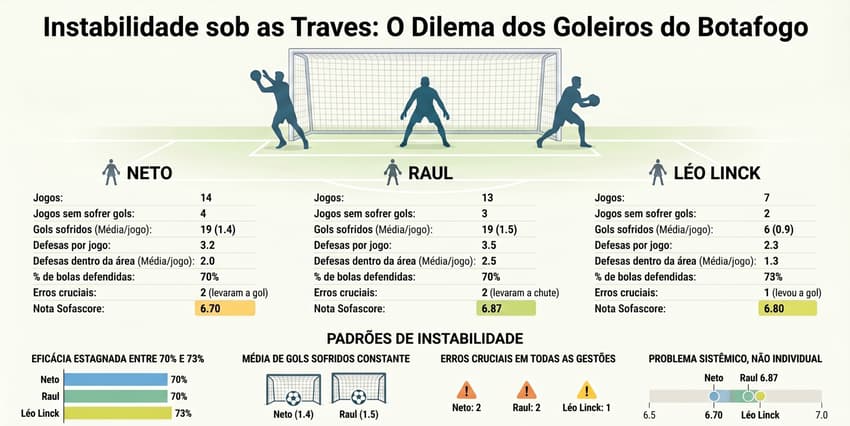 Botafogo goleiros números