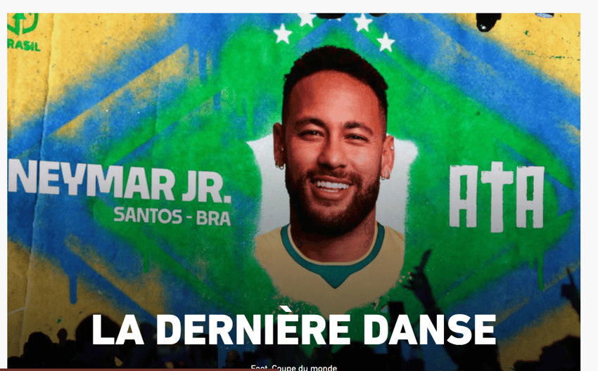 L'Équipe diz que será a última dança de Neymar (Foto: Reprodução)