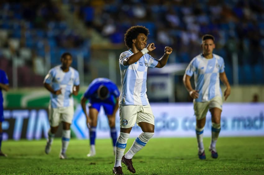 O Grêmio venceu o Confiança-SE pela Copa do Brasil (Foto: LUCAS UEBEL/GREMIO FBPA)