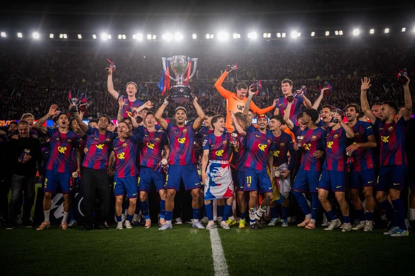 Barcelona conquista o segundo título de La Liga seguido (Foto: Divuulgação/FCBarcelona)