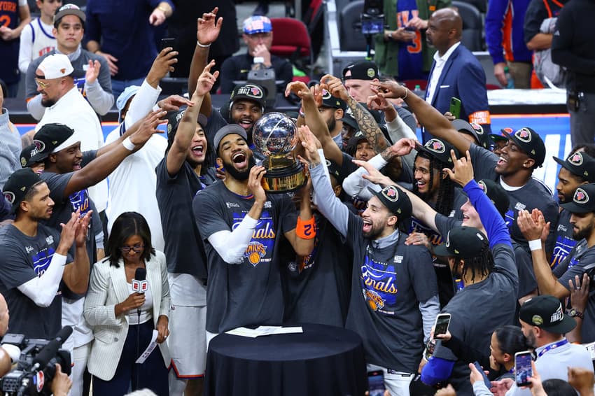 Knicks atropela Cavs e é campeão da Conferência Leste (Foto: David L. Nemec/NBAE via Getty Images/AFP)