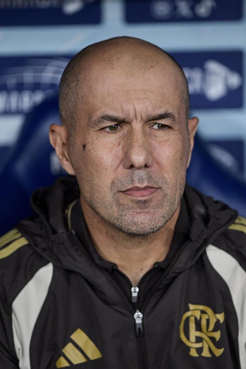 Leonardo Jardim durante Flamengo x Palmeiras