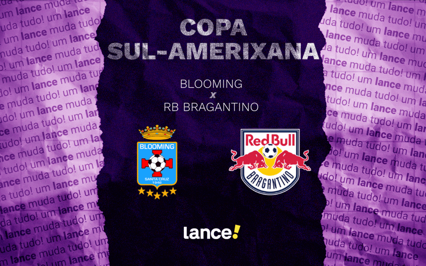 Blooming e RB Bragantino se enfrentam pela quarta rodada da Copa Sul-Americana (Foto: Arte/Lance!)