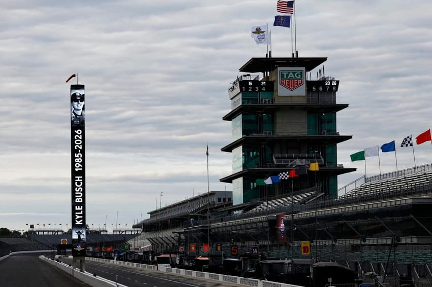 Tributo ao piloto Kyle Busch, que faleceu aos 41 anos