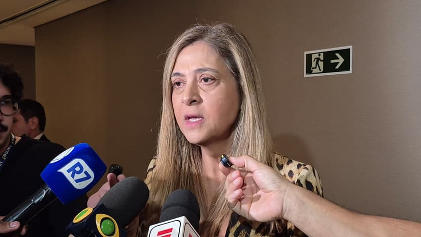 Leila Pereira, presidente do Palmeiras