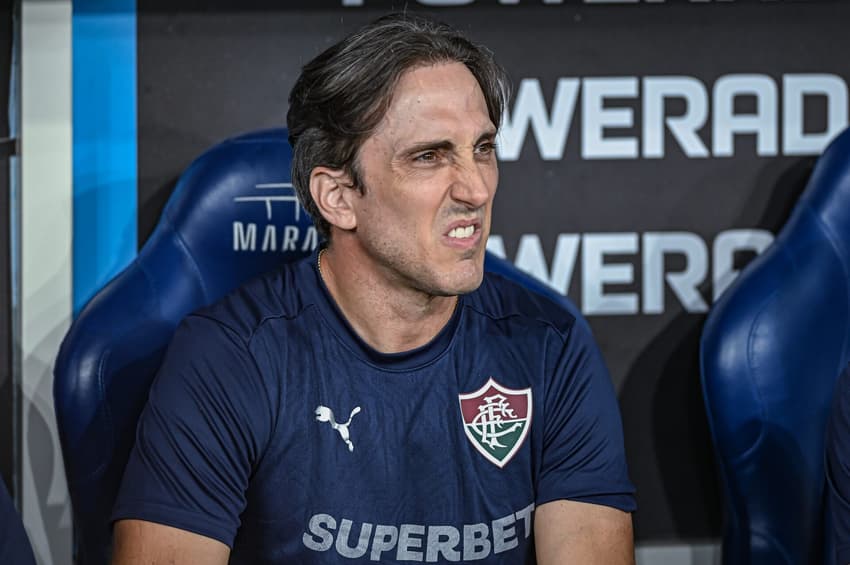Zubeldía no banco do Maracanã contra o La Guaira