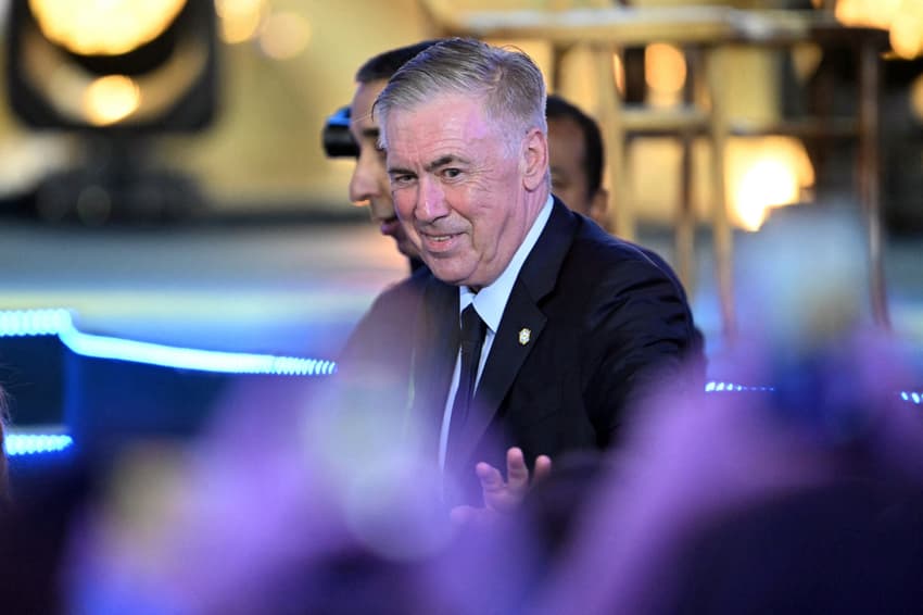 Ancelotti, técnico da Seleção Brasileira, durante convocação para a Copa do Mundo (Foto: Mauro PIMENTEL / AFP)