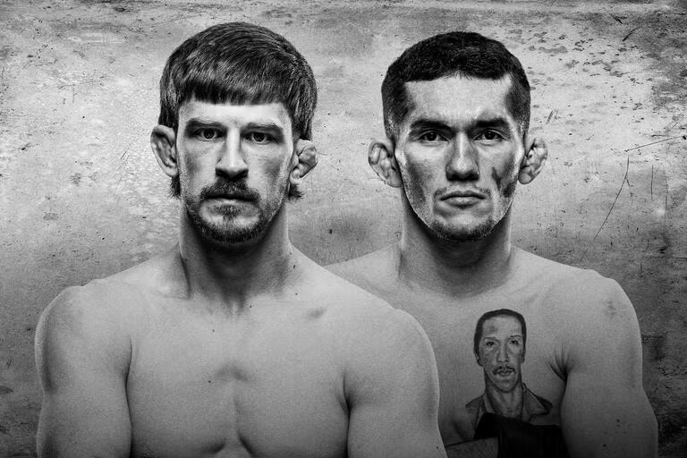 Card oficial do UFC Vegas 117, com Arnold Allen e Melquizael Costa (Foto: Divulgação/UFC)