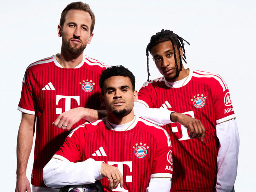 Nova camisa do Bayern de Munique fará estreia contra o PSG pela Champions League (Foto: Reprodução)
