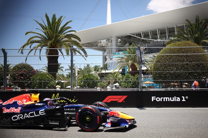 Max Verstappen no GP de Miami pela F1 2026 (Foto: CHARLY TRIBALLEAU / AFP)