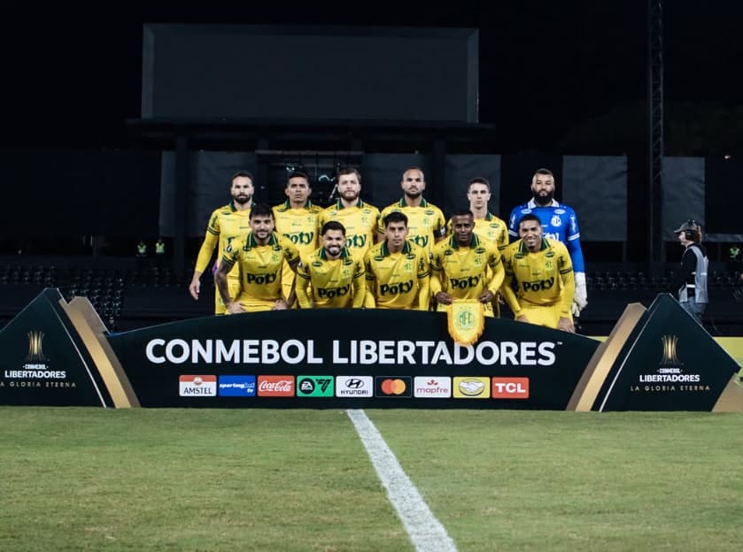 Equipe do Mirassol disputando a primeira Libertadores da história do clube em 2026 (Foto: Reprodução / Instagram)