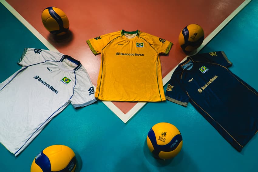 Novos uniformes da CBV (Foto: Criativo Gato Preto/Volt Sports)