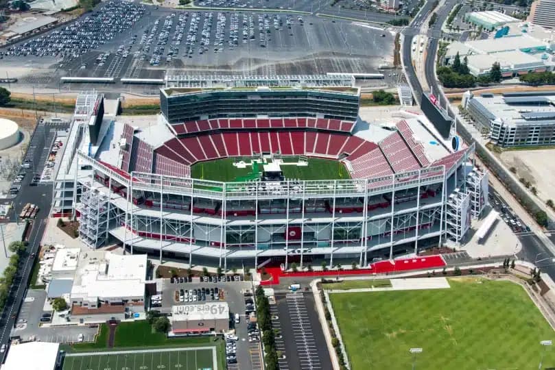 Levi´s Stadium, um dos palcos da Copa do Mundo de 2026 (Foto: Reprodução)