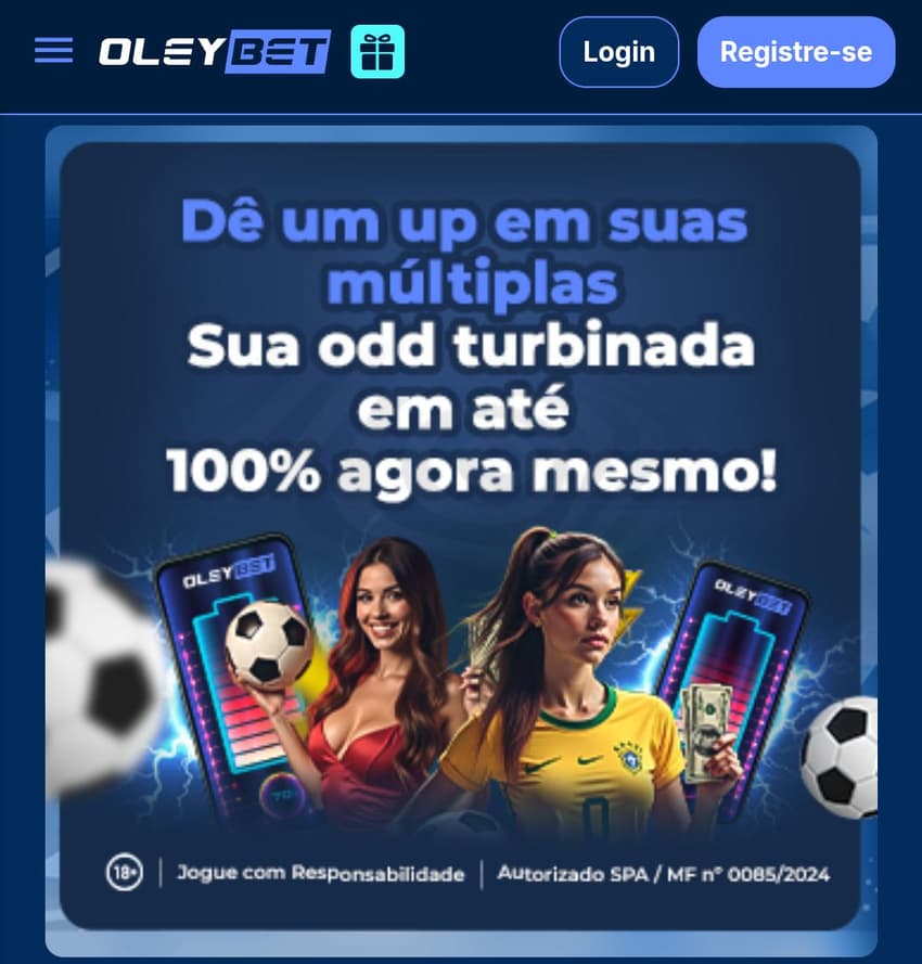 Captura de tela do melhor site de apostas Oleybet.