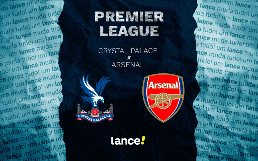 Crystal Palace x Arsenal - 38ª rodada da Premier League (Arte: Lance!) onde assistir
