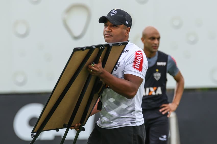 Roger Machado no Atlético-MG (Foto: Bruno Cantini/Atlético)