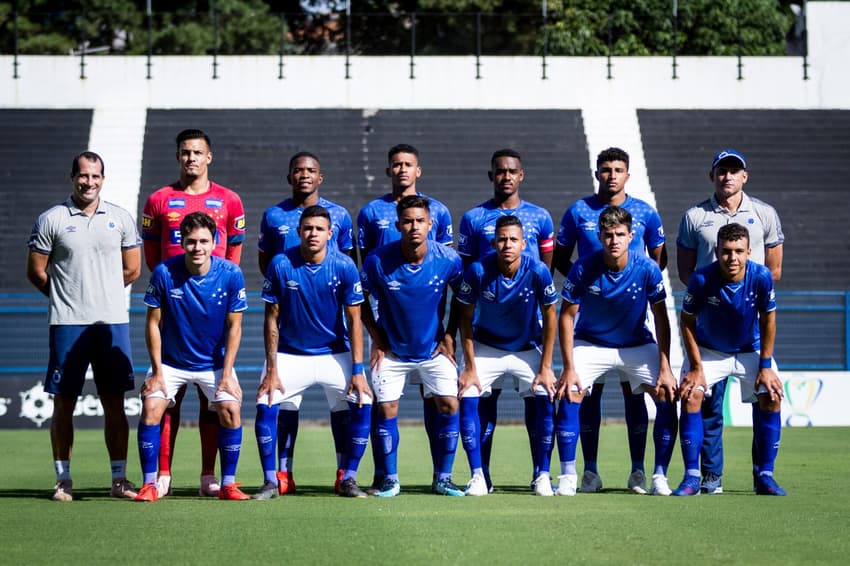 Sub-20 do Cruzeiro em 2019 (Foto: Gustavo Aleixo/Cruzeiro) 
