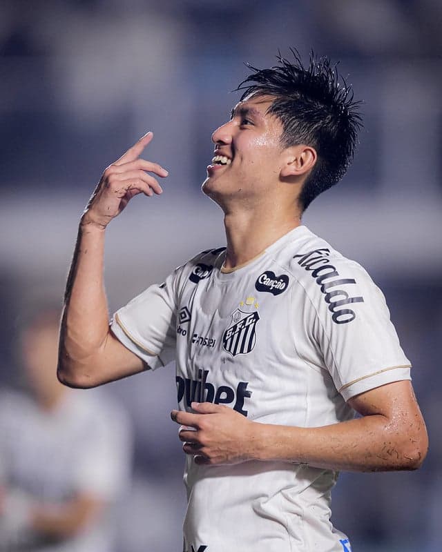 Miguelito foi emprestado ao América-MG na última temporada. Em 2026, retornou ao Santos. (Foto: Raul Baretta/ Santos FC)