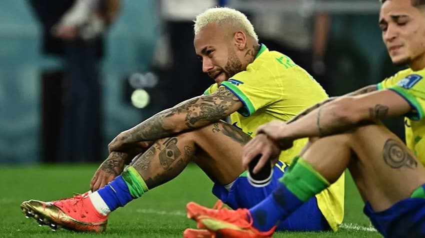 Brasil está eliminado da Copa do Mundo (JEWEL SAMAD / AFP) 