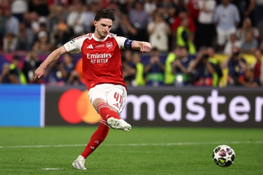 Declan Rice será o vice-capitão da Inglaterra na Copa do Mundo (Foto: FRANCK FIFE / AFP)