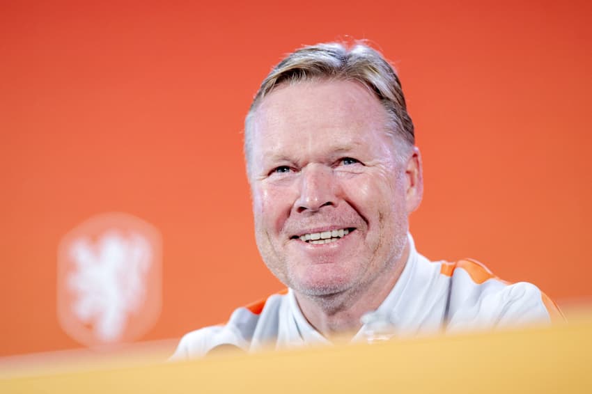 Ronald Koeman, técnico da Holanda (Foto: Robin van Lonkhuijsen / ANP / AFP) /