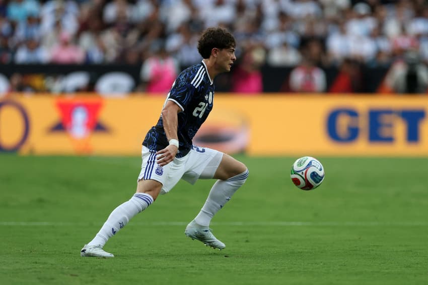 Giay em amistoso da Argentina contra Honduras. (Foto: Tim Warner / Getty Images via AFP)
