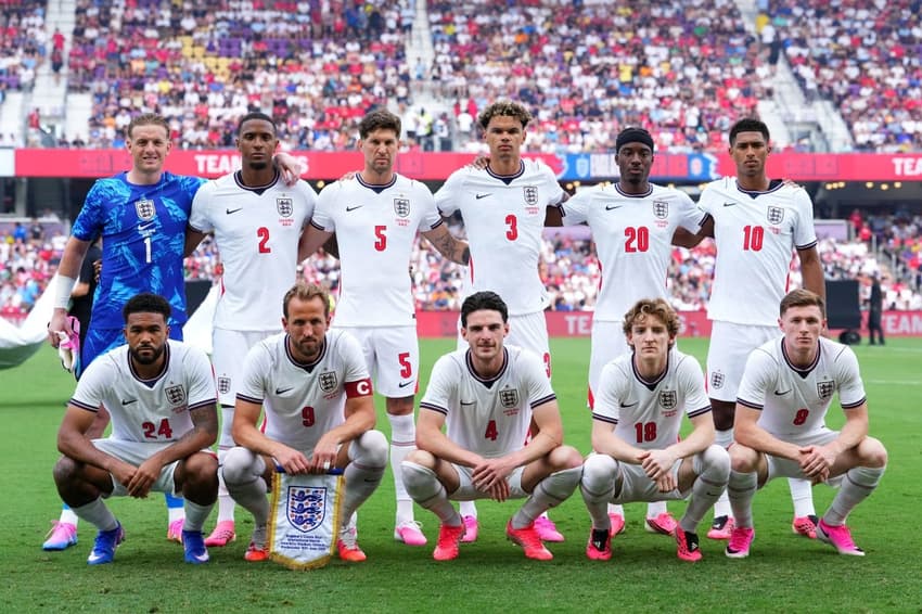 A Seleção da Inglaterra durante amistoso internacional contra a Costa Rica. (Foto: GETTY IMAGES NORTH AMERICA / Getty Images via AFP)