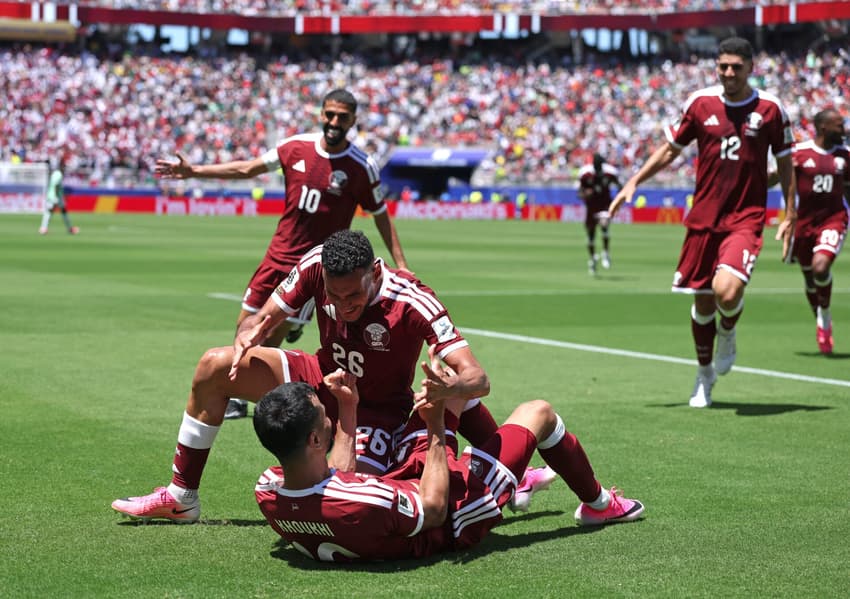 Catar buscou o empate no último minuto (Foto: Emilee Chinn/Getty Images via AFP)