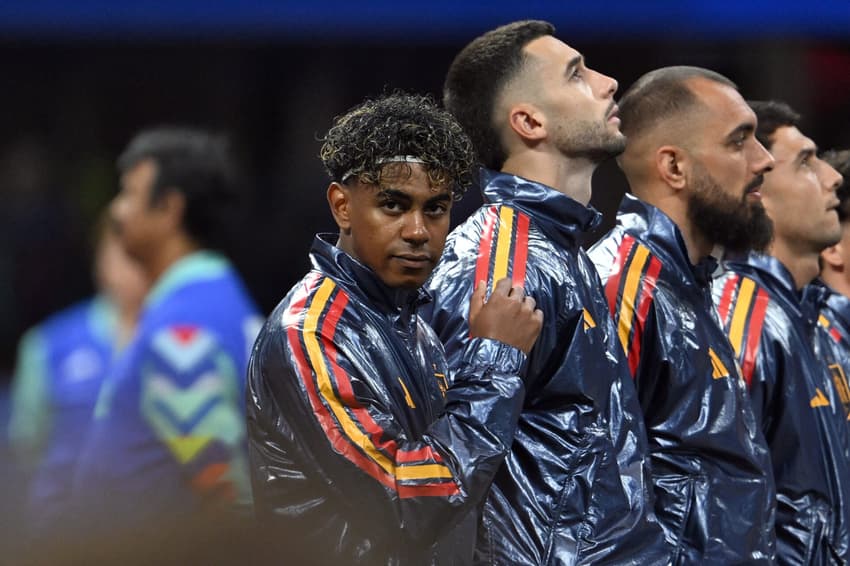 Lamine Yamal entrou no segundo tempo de Espanha x Cabo Verde na Copa do Mundo (Foto: Roberto SCHMIDT / AFP)
