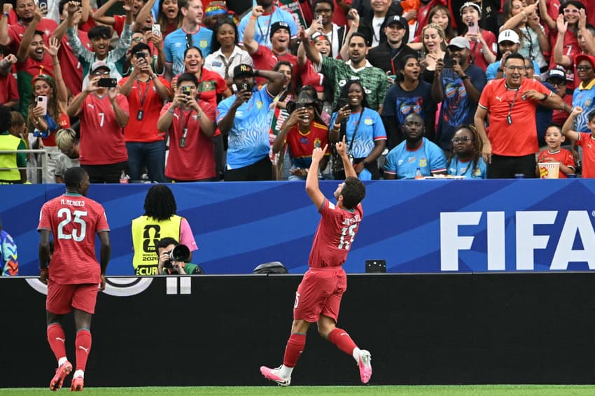 João Neves fez único gol da seleção portuguesa na estreia da Copa do Mundo de 2026 (Foto: RONALDO SCHEMIDT / AFP)