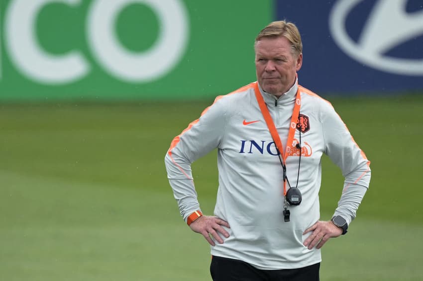 Ronald Koeman, técnico da Holanda (Foto: Juan Mabromata/AFP)