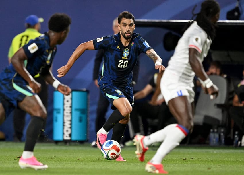 Lucas Paquetá teve uma destacada atuação na vitória do Brasil sobre o Haiti na segunda rodada da Copa do Mundo