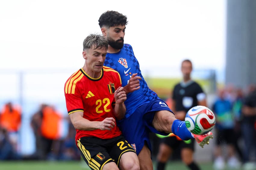 Amistoso entre Bélgica e Croácia