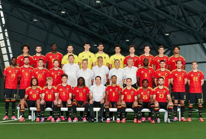 Bélgica (reprodução Instagram seleção Belga)