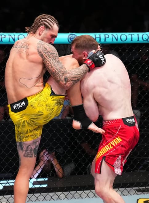 Jallen Allen vence Edmen Shahbahzyan no UFC Vegas 118 (Foto: Divulgação/ UFC)