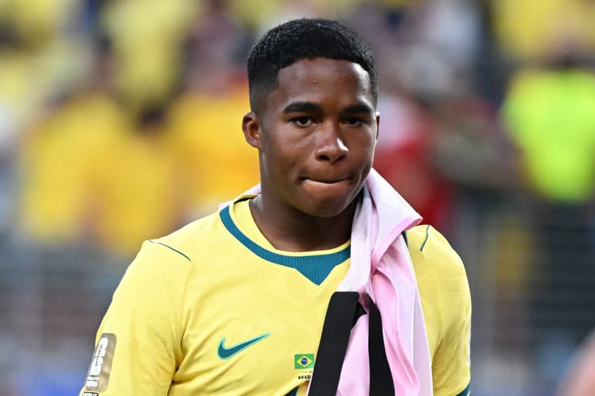 Endrick em Brasil x Marrocos na Copa do Mundo