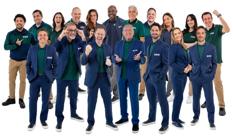 Equipe SBT para a Copa do Mundo de 2026 (Foto: Rogerio Pallatta/SBT)