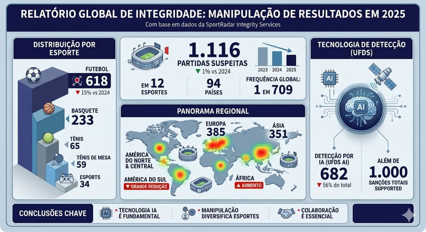 Gráfico gerado por IA com dados de relatório anual da SportRadar